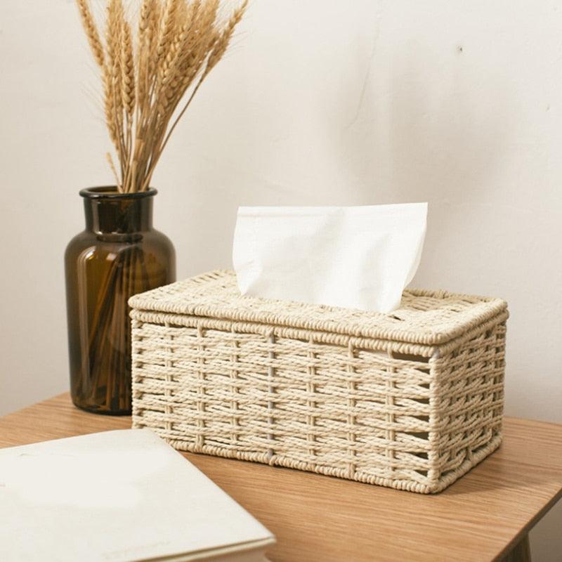 Wicker Tissue Holder